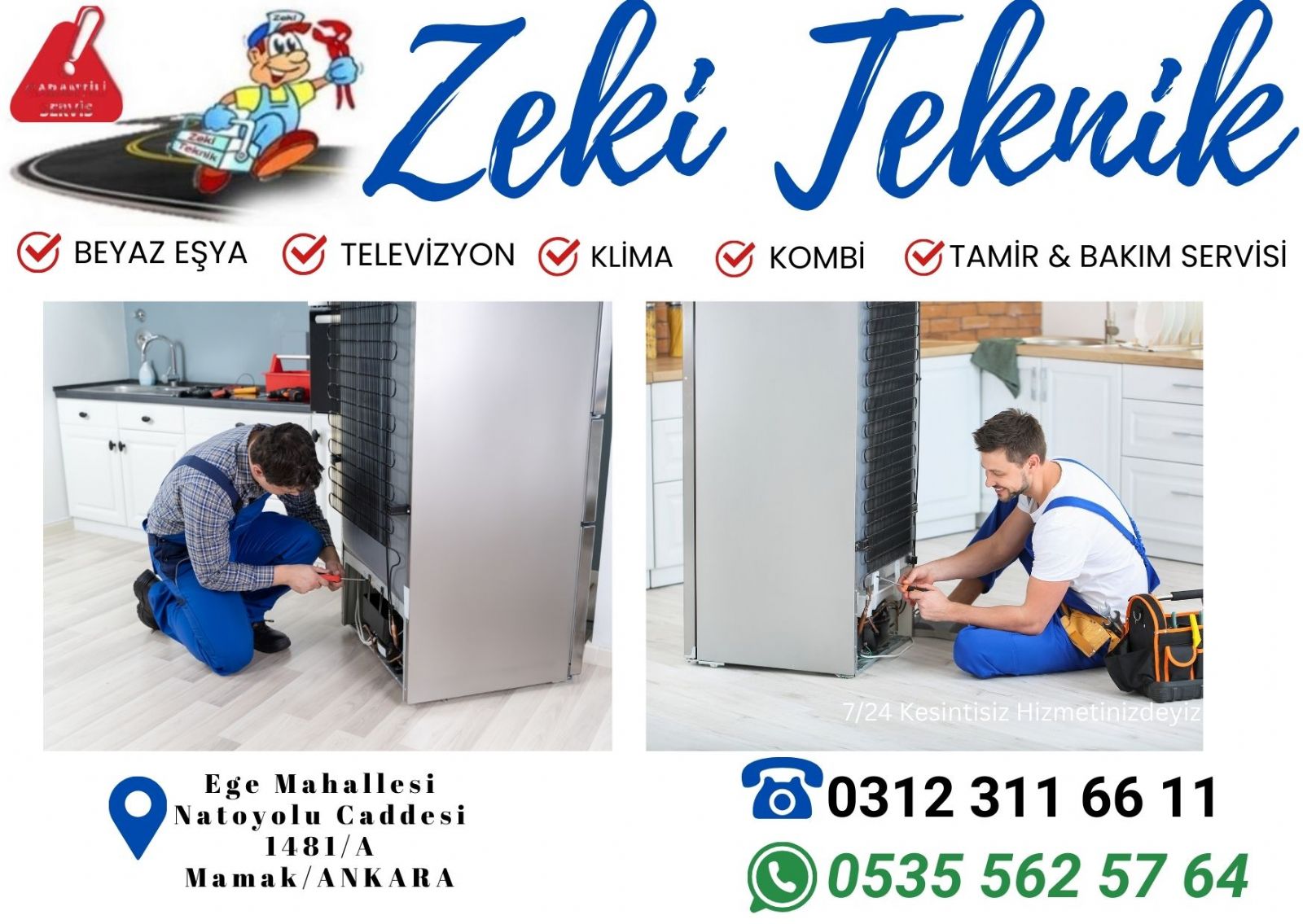 Ege Mahallesi Buzdolabı Servisi